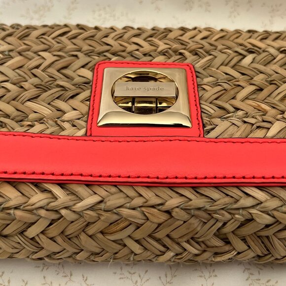 Kate Spade Folly Beach Makenzi Sea Grass in natural/coral - Picture 3 of 5